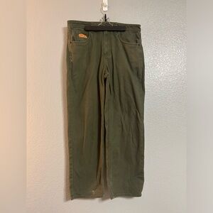 Mens Empyre green baggy loose fit Skate Jeans size 33